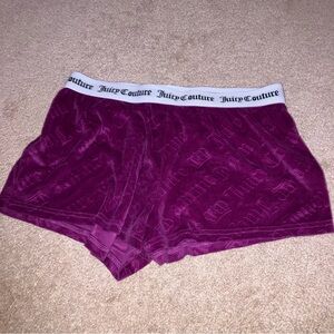 Juicy Couture Embossed Pajama/Loungewear Shorts